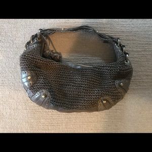 Isabella Foire braided leather hobo